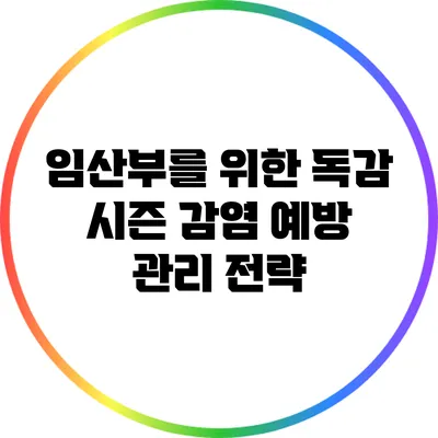 임산부를 위한 독감 시즌 감염 예방 관리 전략